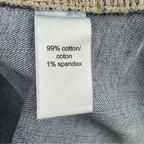 Maurices Women’s Blue Jean Vest Sz Medium Sleeveless Pockets Button Front - Picture 6 of 9